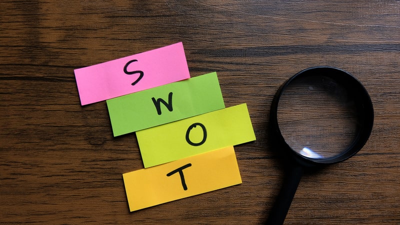 analise swot pessoal post it