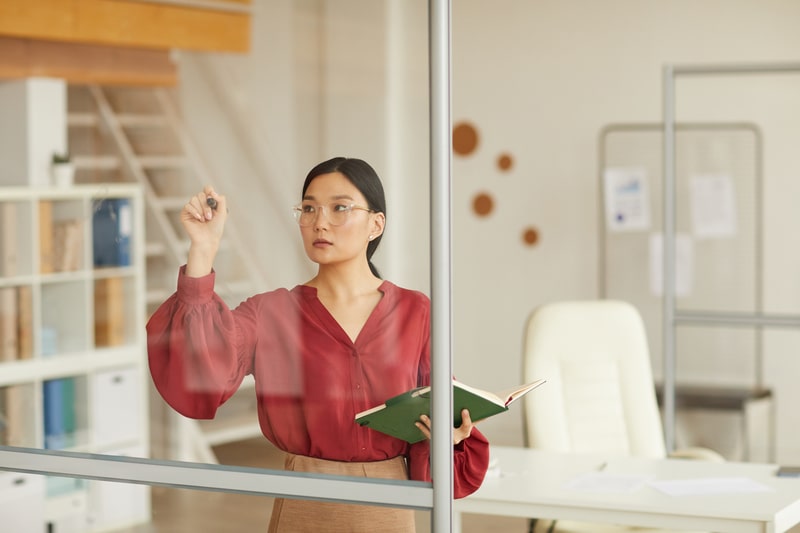 poder nas organizacoes mulher reflexiva